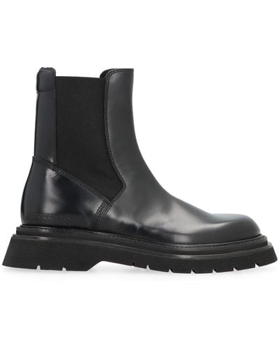 DSquared² Leather Chelsea Boots - Black