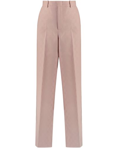 Gucci Wool Trousers - Pink