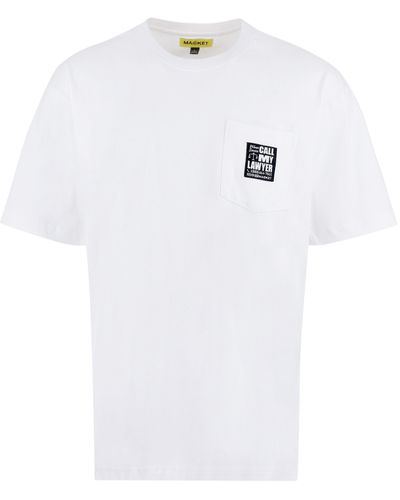 Market T-shirt in cotone - Bianco