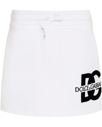 Dolce & Gabbana Cotton Mini-skirt - White