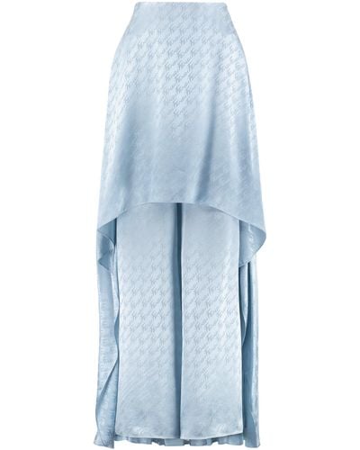 Fendi Silk Skirt Trousers - Blue