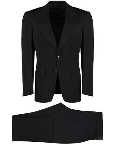 Tom Ford Completo a due pezzi in viscosa - Nero