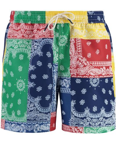 Polo Ralph Lauren Shorts da mare in nylon - Blu
