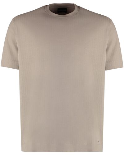 Emporio Armani T-shirt girocollo in cotone - Multicolore