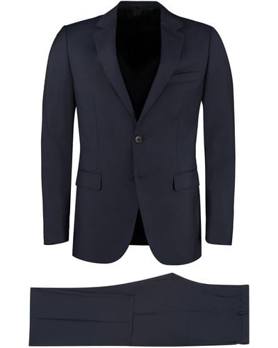 Lanvin Two-piece Wool Suit - Blue