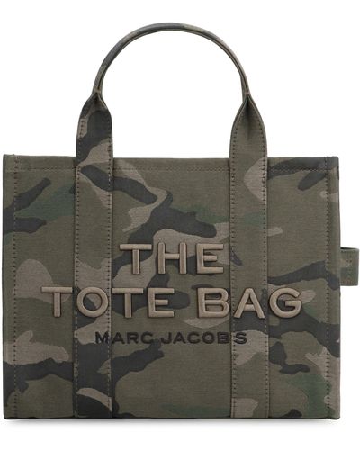 Marc Jacobs The Camo Jacquard Medium Tote Bag - Black