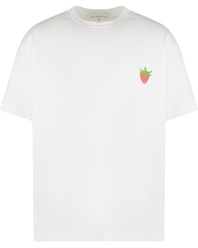 Comme des Garçons Camicia comme des garcons stampa logo maglietta - Bianco