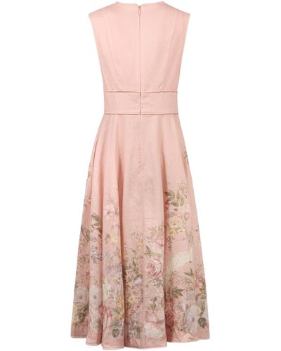 Zimmermann Waverly Linen Dress - Pink