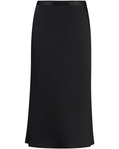 Calvin Klein Crepe Skirt - Black