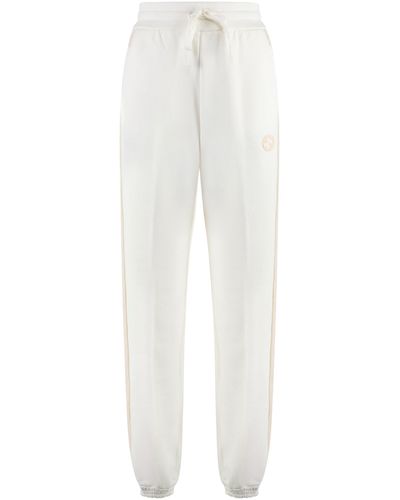 Gucci Logoed Side Stripes Track-pants - White