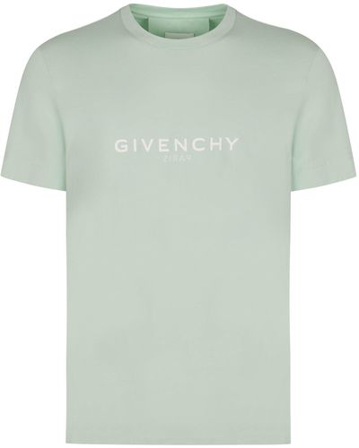 Givenchy T-shirt girocollo in cotone - Verde