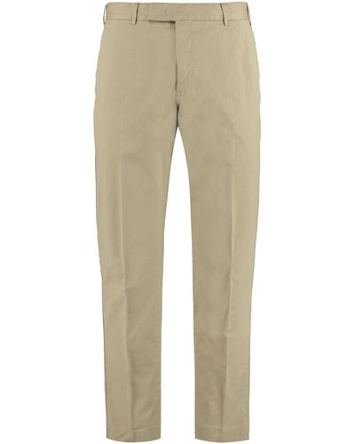 PT01 Stretch Cotton Chino Trousers - Natural