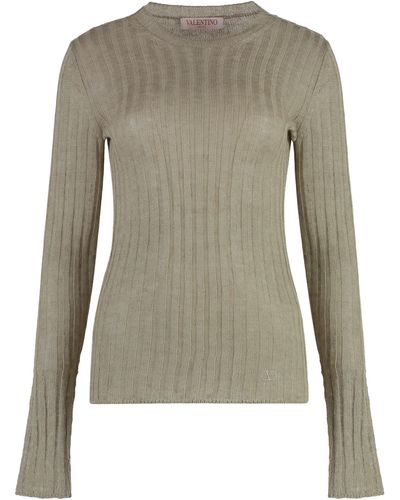 Valentino Fine-knit Sweater - Green