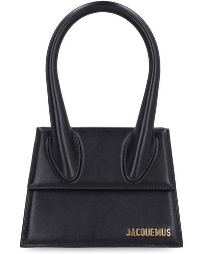 Jacquemus Le Chiquito Moyen Leather Handbag - Black