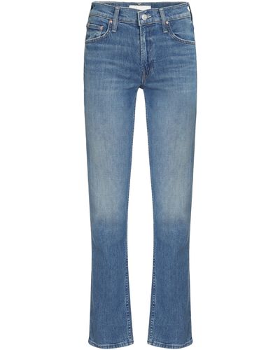 Mother Jeans straight leg The Smarty - Blu