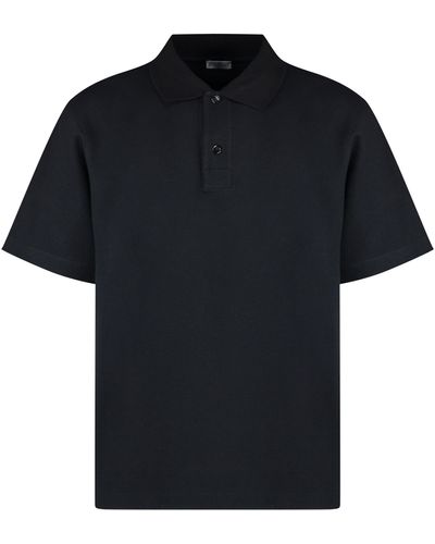 Burberry Cotton-piqué Polo Shirt - Black