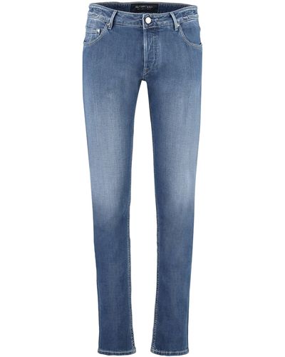 handpicked Jeans straight leg a 5 tasche - Blu