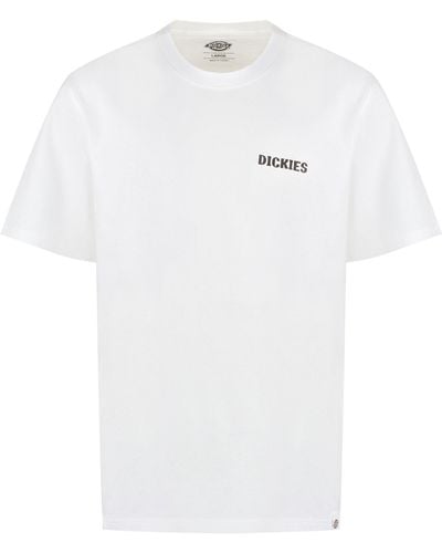 Dickies T-shirt Hays girocollo in cotone - Bianco
