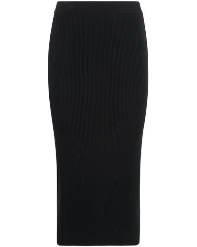 Michael Kors Ribbed Knit Skirt - Black