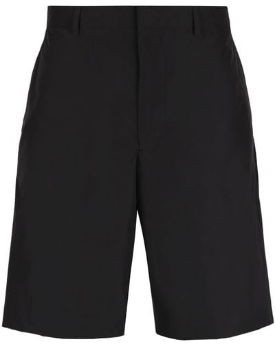 Prada Shorts in tessuto tecnico - Nero