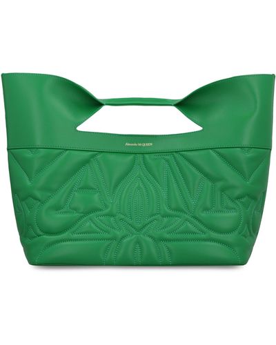 Alexander McQueen The Bow Small Handbag - Green