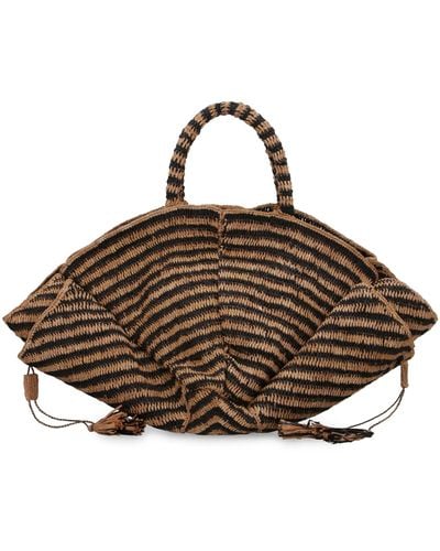 MADE FOR A WOMAN Coquillage L Tote Bag - Brown