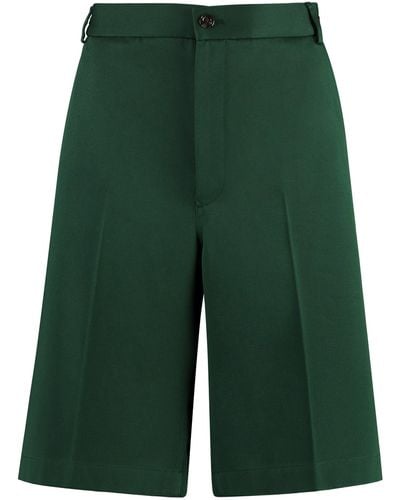 Gucci Cotton Bermuda Shorts - Green