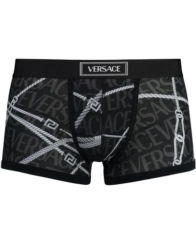 Versace Boxer in cotone - Nero