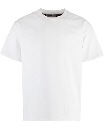 Bottega Veneta T-shirt girocollo in cotone - Bianco