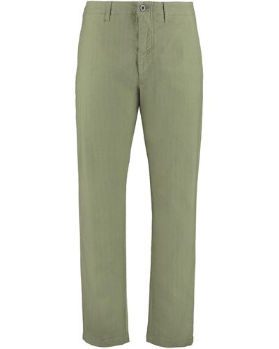 Department 5 Cotton Chino Trousers - Green