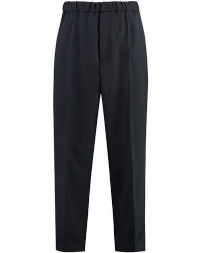 Jil Sander Pantaloni cropped-lenght - Blu