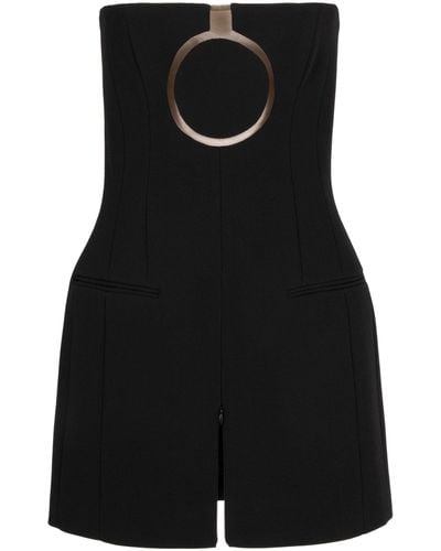 Ferragamo Virgin Wool Dress - Black