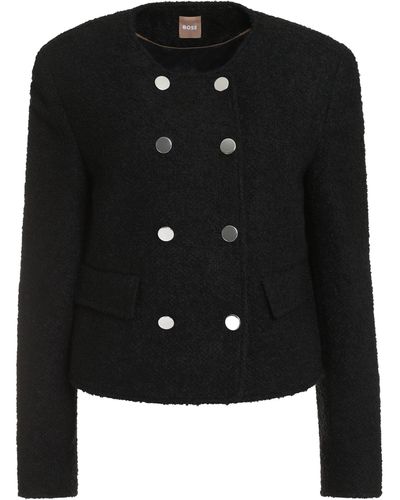 BOSS Jesetta Tweed Jacket - Black