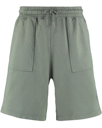Tagliatore Shorts in felpa con logo - Verde