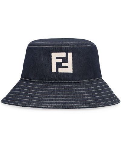 Fendi Cappello a Secchiello - Blu