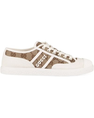Gucci Sneakers low-top in tessuto - Bianco