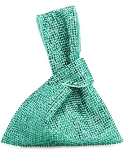 GIUSEPPE DI MORABITO Rhinestones Mini-bag - Green
