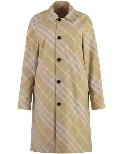 Burberry Checked Reversible Trench-coat - Natural