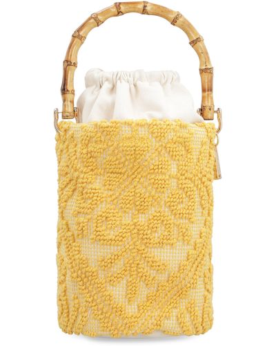 La Milanesa Chia Bucket Bag - Yellow