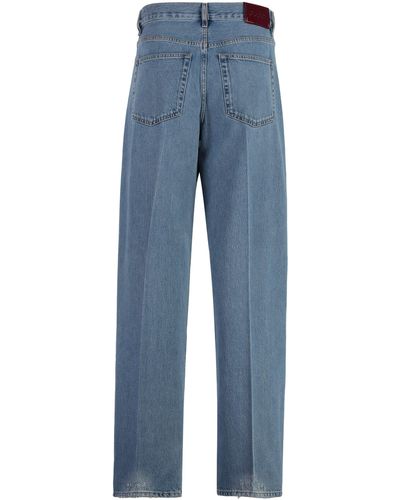Gucci 5-pocket Straight-leg Jeans - Blue