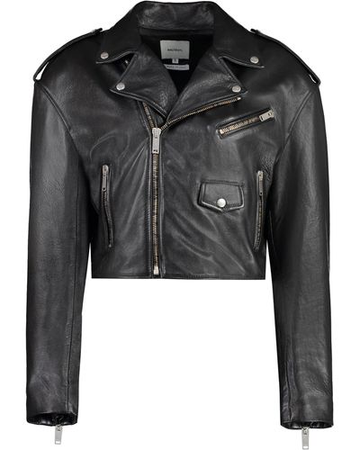 Halfboy Leather Jacket - Black