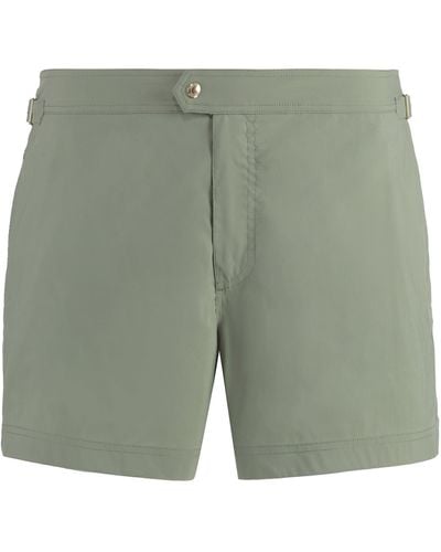 Tom Ford Shorts da mare in nylon - Verde