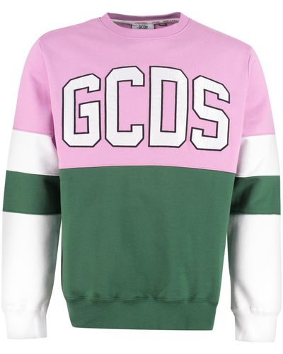 Gcds Hockey Style Sweatshirt - Green