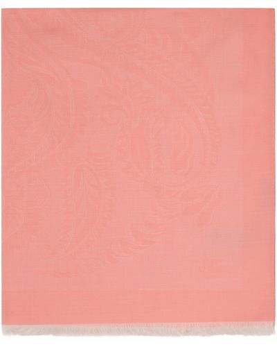 Etro Jacquard Scarf - Pink