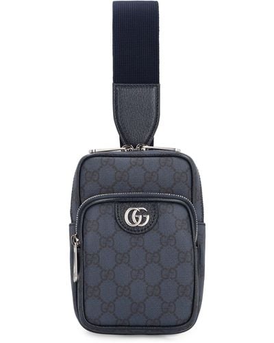 Gucci Ophidia Gg Supreme Shoulder Bag - Blue