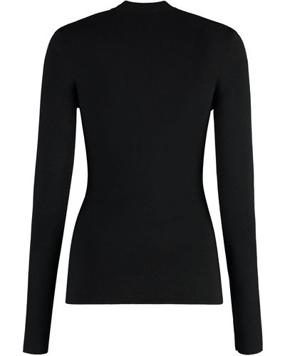 Burberry Wool Blend Pullover - Black