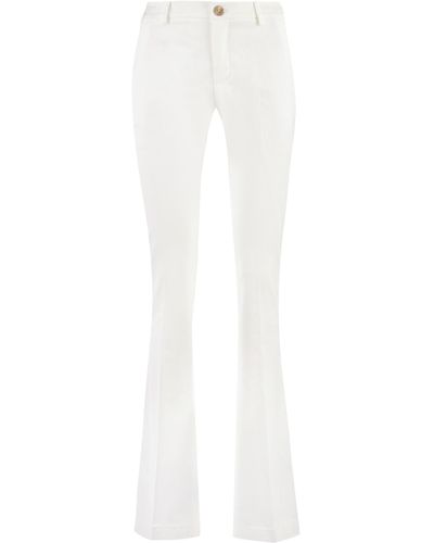 PT01 Elsa Viscose Trousers - White