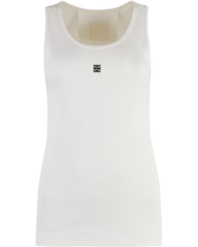 Givenchy Tank top in cotone - Bianco
