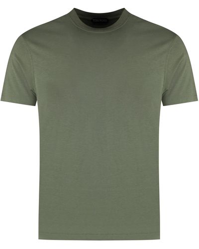 Tom Ford T-shirt in misto-cotone - Verde