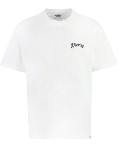 Dickies T-shirt girocollo Dighton in cotone - Bianco